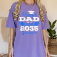 Class Of 2035 Graduation Parents Of Kindergarten Kid Dad Mom Women's Comfort Colors T-Shirt Violet
