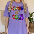 Class Of 2035 Grow With Me Kindergarten Graduation Women's Comfort Colors T-Shirt Violet