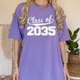 Class Of 2035 Kid To Adult Future Years Graduation Keepsake Women's Comfort Colors T-Shirt Violet