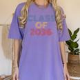 Class Of 2036 Graduation Women's Comfort Colors T-Shirt Violet