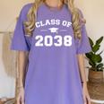 Class Of 2038 Grow Together First Day Of School Graduation Women's Comfort Colors T-Shirt Violet