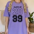 Class Of 2039 Blue Graduation Senior Student Tee Women's Comfort Colors T-Shirt Violet