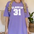 Class Of 31 2031 School Tee Shirt Graduation Class Party Women's Comfort Colors T-Shirt Violet