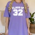 Class Of 32 2032 School Tee Shirt Graduation Class Party Women's Comfort Colors T-Shirt Violet