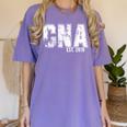 CNAs Graduation Shirt CNA Est 2019 Women's Comfort Colors T-Shirt Violet