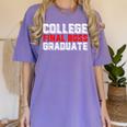 College Final Boss Graduate University Grad Gamer Graduation Women's Comfort Colors T-Shirt Violet