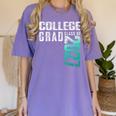 College Grad Class Of 2027 Graduation Women's Comfort Colors T-Shirt Violet