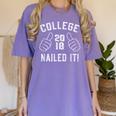 College Graduation Class Of 2018 TShirt Women's Comfort Colors T-Shirt Violet