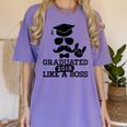 College High School Graduation Grad 2018 Shirt Women's Comfort Colors T-Shirt Violet