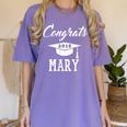 Congrats 2018 Mary College High School Graduation Women's Comfort Colors T-Shirt Violet