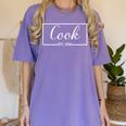 Cook Est 2026 Chef Cooking Culinary School Graduation Women's Comfort Colors T-Shirt Violet