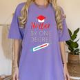 Cool Hotter By One Degree Graduation Teesadf Women's Comfort Colors T-Shirt Violet