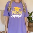 Cool Prom Squad 2025 Prom Graduation Party Matching 2025 Women's Comfort Colors T-Shirt Violet