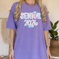 Coquette Senior-Class Of 2026 Preppy Graduation Graduate Women's Comfort Colors T-Shirt Violet