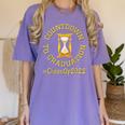 Countdown To Graduation Hourglass Senior Class Of 2022 Women's Comfort Colors T-Shirt Violet