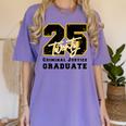 Criminal Justice Graduate Graduated Class Of 2025 Graduation Women's Comfort Colors T-Shirt Violet