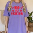Cross Country Senior Night Senior 2025 Graduation Party 5 Women's Comfort Colors T-Shirt Violet