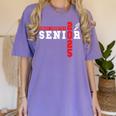 Cross Country Senior Night Senior 2025 Graduation Party 6 Women's Comfort Colors T-Shirt Violet