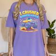 I Crushed Kindergarten Monster Truck Graduation Boys Kids Women's Comfort Colors T-Shirt Violet
