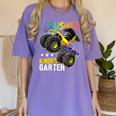 I Crushed Kindergarten Monster Truck Graduation Boys Small Women's Comfort Colors T-Shirt Violet