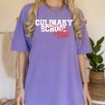 Culinary School Graduation Class Of 2018 Women's Comfort Colors T-Shirt Violet