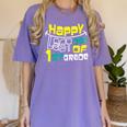 Cute Happy Last Day Of 1st Grade Shirt Kids Graduation Women's Comfort Colors T-Shirt Violet
