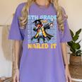Dabbing Graduation Boy 5th Grade Nailed It Class Of 2025 Women's Comfort Colors T-Shirt Violet