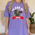 Dabbing Graduation Class Of 2018 TShirt History Month Women's Comfort Colors T-Shirt Violet
