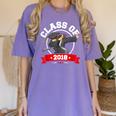 Dabbing Graduation Class Of 2018 Women Women's Comfort Colors T-Shirt Violet