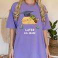 Dabbing Taco 6th Grade Graduation Shirt Sixth Grade Later Women's Comfort Colors T-Shirt Violet