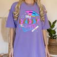 My Daddy Did It Tee Graduation Graduated Dad Proud Children Women's Comfort Colors T-Shirt Violet