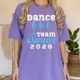 Dance Team Senior 2026 Senior Night Graduation Grad Women's Comfort Colors T-Shirt Violet
