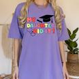 My Daughter Did It Graduation Doctor Nurse Child Graduated Women's Comfort Colors T-Shirt Violet