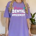Dental Hygienist Graduation Future Dental Hygienist Women's Comfort Colors T-Shirt Violet