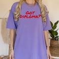 Got Diploma Graduation 2018 Women's Comfort Colors T-Shirt Violet