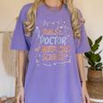 DMSc Doctor Of Medical Science Doctorate Graduation Raglan Baseball Tee Women's Comfort Colors T-Shirt Violet