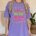 DMSc Doctor Of Medical Science Doctorate Graduation Women's Comfort Colors T-Shirt Violet