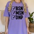 DNP Doctor MSN BSN DNP Nurse DNP Degree Graduation Women's Comfort Colors T-Shirt Violet