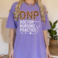 DNP Doctor Of Nursing Practice Medical School Graduation Women's Comfort Colors T-Shirt Violet