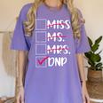 DNP Graduate Doctor Of Nursing Practice Graduation DNP Grad Women's Comfort Colors T-Shirt Violet