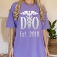 Doctor Graduation Shirt Tshirt Tee For Medical Students DO Women's Comfort Colors T-Shirt Violet