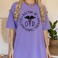 Doctor Of Occupational Therapy Therapist OTD Graduation Women's Comfort Colors T-Shirt Violet