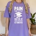 Doctorate Is Forever- Graduation Achievement DBA Doctorate Women's Comfort Colors T-Shirt Violet