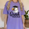 Eagle Grad Squad Class Of 2019 Graduation Women's Comfort Colors T-Shirt Violet