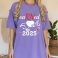 Earned It Nurse Graduation 2025 Nursing Grad Student RN LPN Women's Comfort Colors T-Shirt Violet