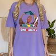 EdD Black Girls Doctor Of Education Graduation Black Women Women's Comfort Colors T-Shirt Violet