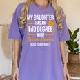 EdD Doctor Of Education Daughter Doctorate Graduation Women's Comfort Colors T-Shirt Violet