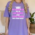 EdD Doctor Of Education Daughter Power Doctorate Graduation Women's Comfort Colors T-Shirt Violet