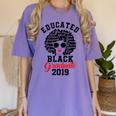 Educated Graduate 2019 Graduation Cute T Shirt Women's Comfort Colors T-Shirt Violet