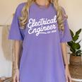 Electrical Engineer Graduation 2025 Engineering Graduate Women's Comfort Colors T-Shirt Violet